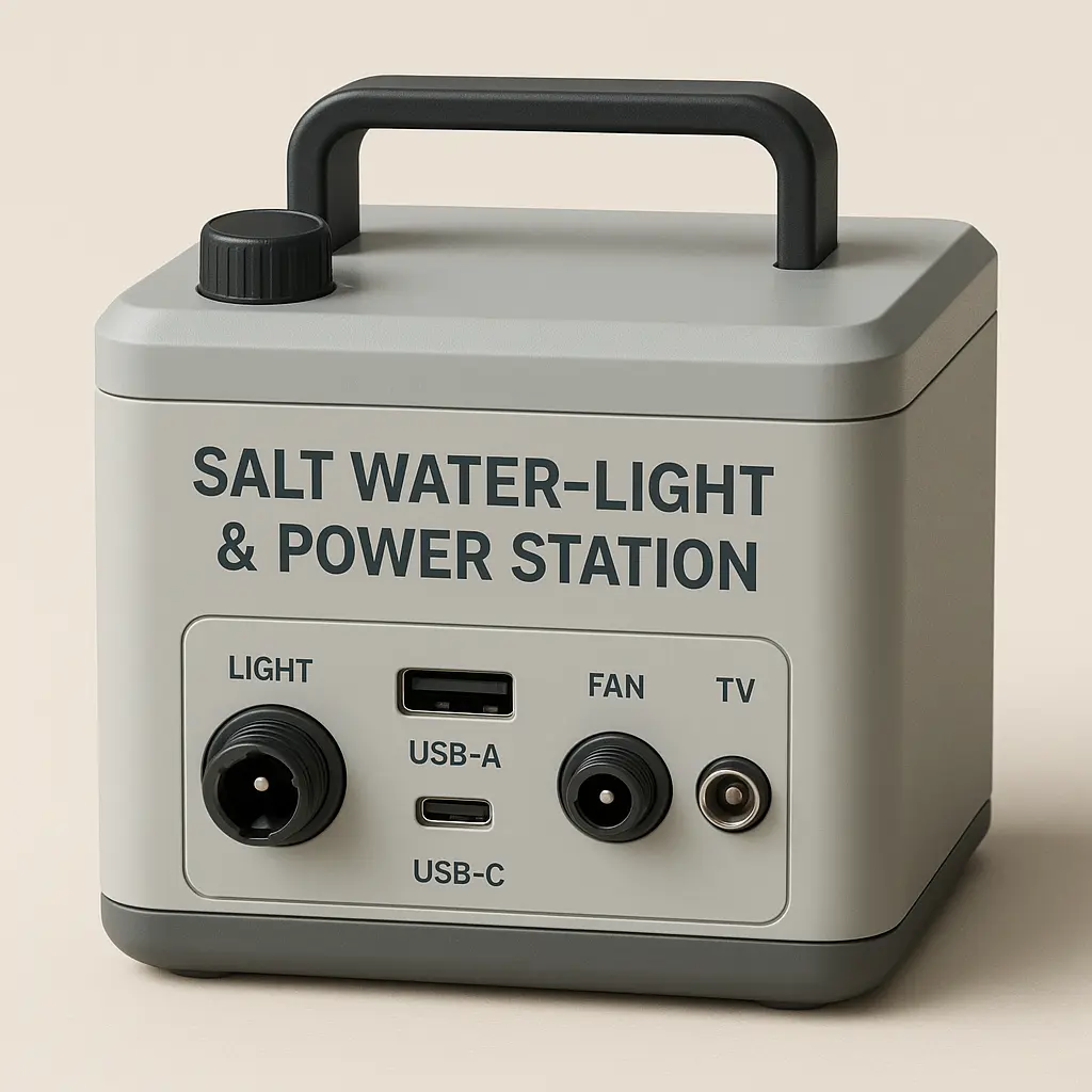Salt Water-Light & Power Station